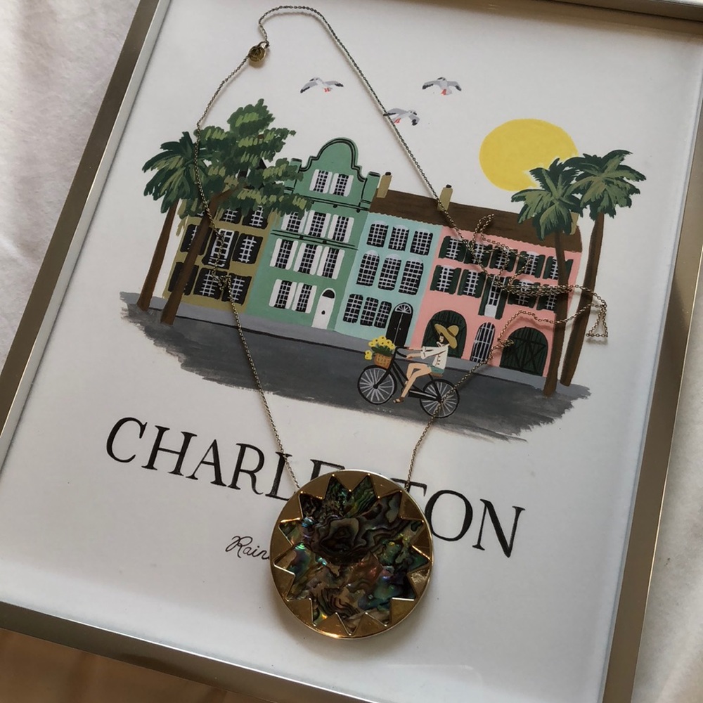 House of Harlow sunburst necklace